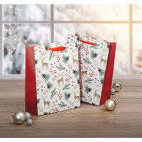 sigel Sac cadeau de Noël Christmas Motifs Watercolor...