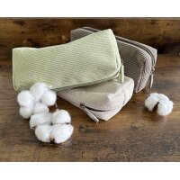 WEDO Schlamper-Etui aus Cord, beige