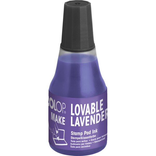 COLOP Stempelfarbe MAKE, 25 ml, frozen white