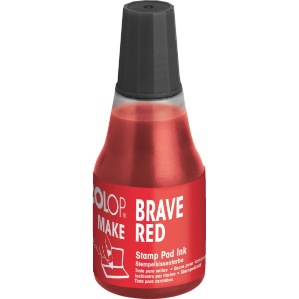 COLOP Stempelfarbe MAKE, 25 ml, frozen white