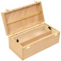 kangaro Künstler-Utensilienbox, 2 Etagen, Buchenholz