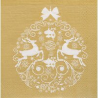 PAPSTAR Serviette à motif de Noël Deers...