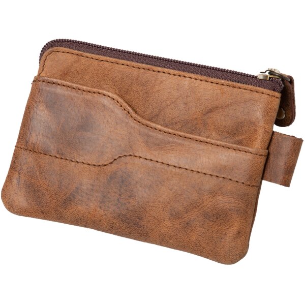 Alassio Étui pour clés, en cuir, marron