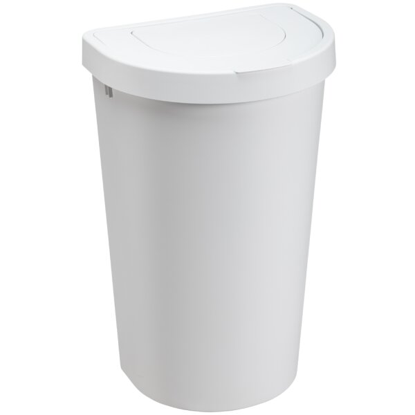 plast team Poubelle SEATTLE, 45 litres, argent