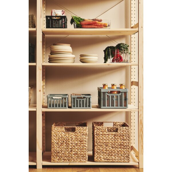 NHG Aufbewahrungskorb PER, aus Seegras, faltbar, eckig