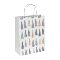 sigel Sac cadeau de Noël Pine Trees, grand