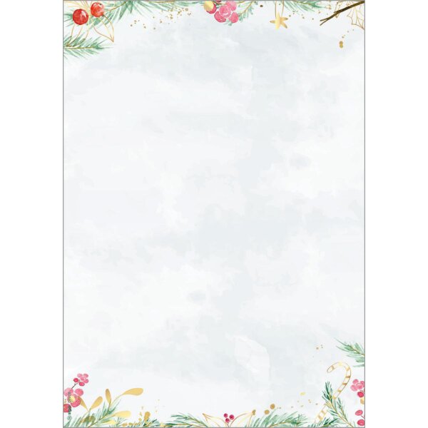 sigel Weihnachts-Motiv-Papier "Golden Christmas Night", A4