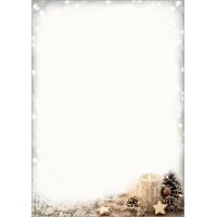 sigel Weihnachts-Motiv-Papier "Golden Christmas Night", A4