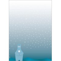 sigel Weihnachts-Motiv-Papier "Golden Christmas Night", A4