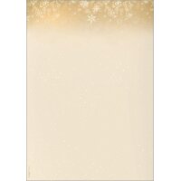 sigel Weihnachts-Motiv-Papier "Golden Christmas...