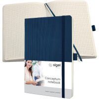 sigel Carnet de notes Conceptum, A5, ligné, noir