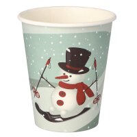 STARPAK Gobelet en carton Snowman, 0,2 l