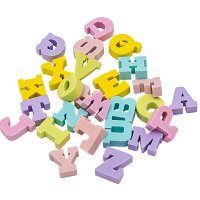 WEDO Gomme en plastique ABC, 26 pièces dans une...