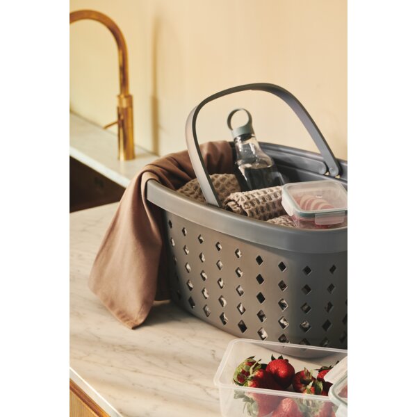 NHG Einkaufskorb SEOUL BASKET, PP, 16 Liter, schwarz