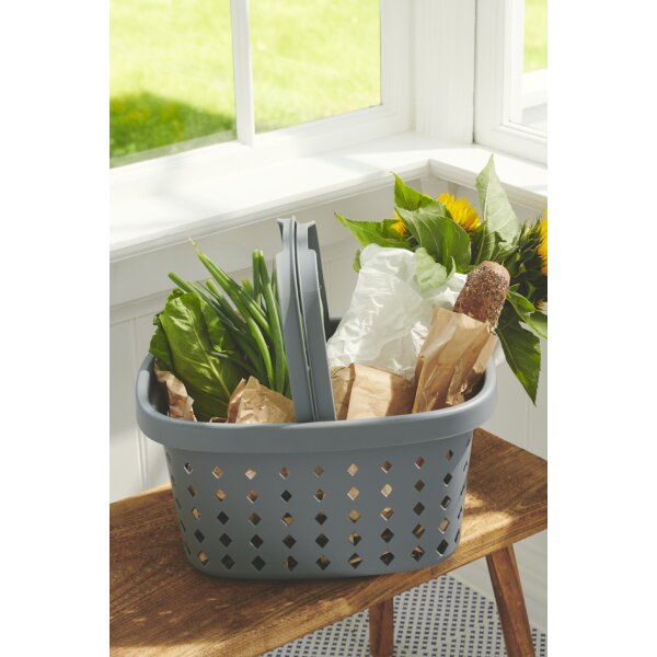 NHG Einkaufskorb SEOUL BASKET, PP, 16 Liter, schwarz