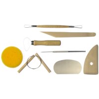 kangaro Jeu doutils pour largile et la glaise, 8...