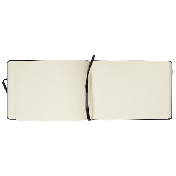 kangaro Cahier de croquis, couverture PU rigide, A5, noir
