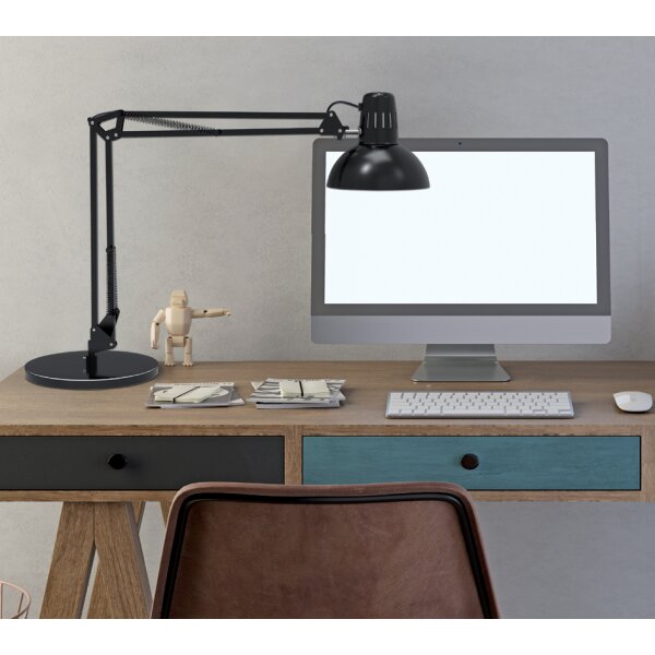 MAUL Lampe de bureau à LED MAULstudy, avec pied, rouge