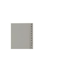 KOLMA Register PP KolmaFl. A4 1/2 H. 18.249.03 grau A-Z...