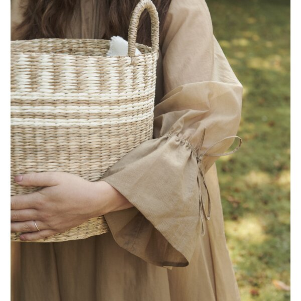 NHG Aufbewahrungskorb VITA S, aus Seegras, rund