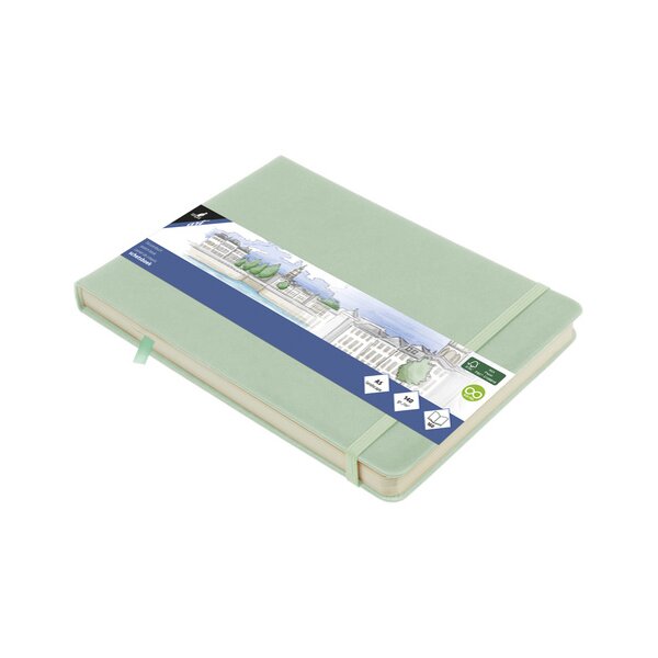 kangaro Cahier de croquis, couverture PU rigide, A5, lilas