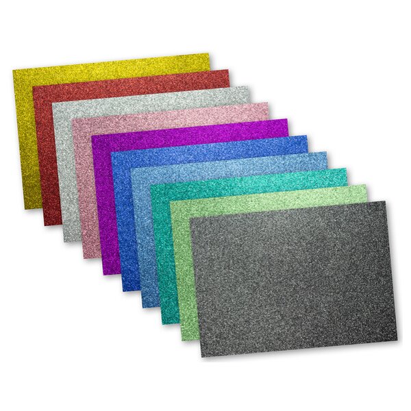 kangaro Carton paillet&eacute;, 250 x 350 m, assorti en 5 couleurs