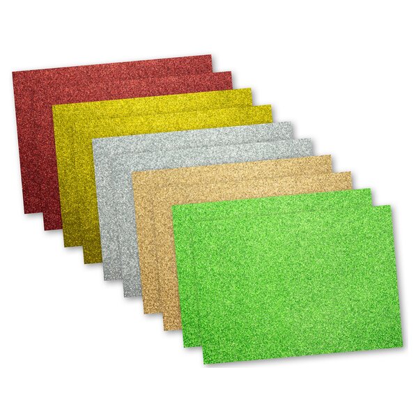 kangaro Carton paillet&eacute;, 250 x 350 m, assorti en 5 couleurs