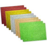 kangaro Carton pailleté, 250 x 350 m, assorti en 5...