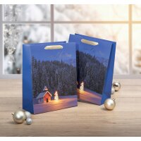 sigel Sac cadeau de Noël Christmas Chapel, grand