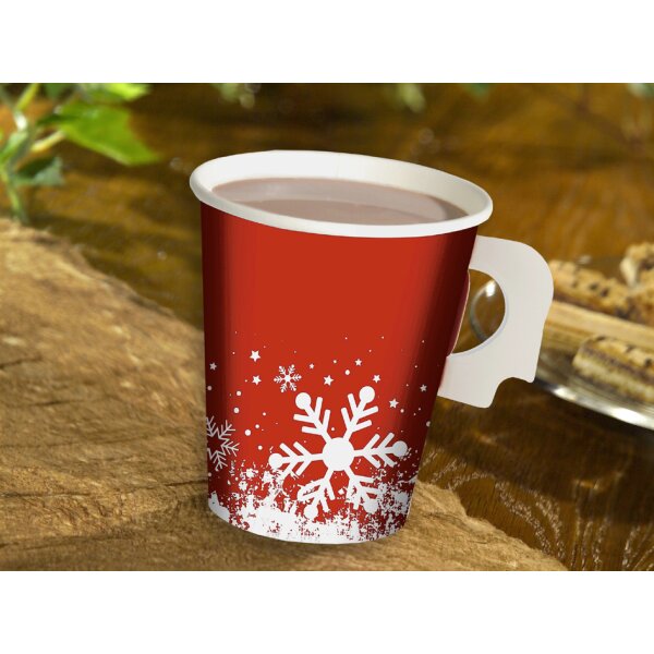 STARPAK Gobelet en carton Winter Time, 0,2 l