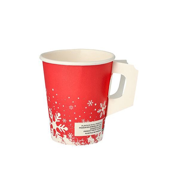 STARPAK Gobelet en carton Winter Time, 0,2 l