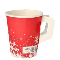 STARPAK Gobelet en carton Winter Time, 0,2 l