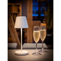 APS Akku LED-Tischleuchte MERLE, weiss