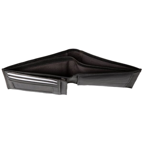 Alassio Portefeuille, format paysage, en cuir, noir