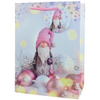 CACTUS Weihnachts-Geschenktüte Schneemann, mittel