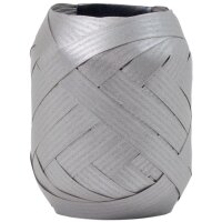 CACTUS Ringelband-Eiknäuel, Packpapier, 15 m, silber