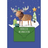 CACTUS Geldschein-Weihnachtskarte...