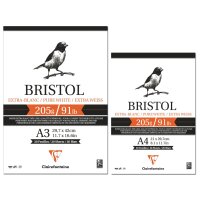 Clairefontaine Bloc de papier à dessin BRISTOL, A3