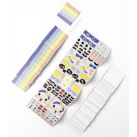 folia DIY Legekarten blanko, 60 x 60 mm, weiss