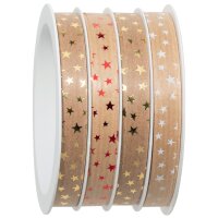 CACTUS Geschenkband-Multispule, 4-fach, rot grün