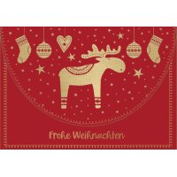 CACTUS Gutschein-Weihnachtskarte "Schriftzug"