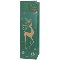 CACTUS Weihnachts-Flaschentüte "Hirsch"