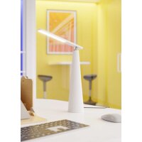 ALBA Akku LED-Tischleuchte "LEDTUBE", weiss