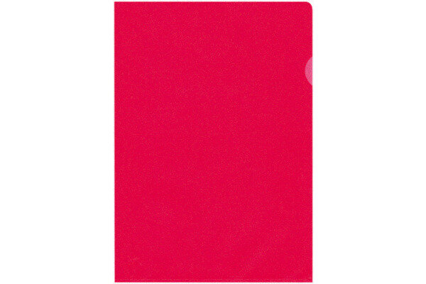 BÜROLINE Sichtmappen A4 620081 rot, matt 100 Stück