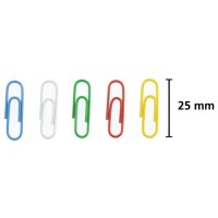 kangaro Büroklammern, kunststoffummantelt, 25 mm,...