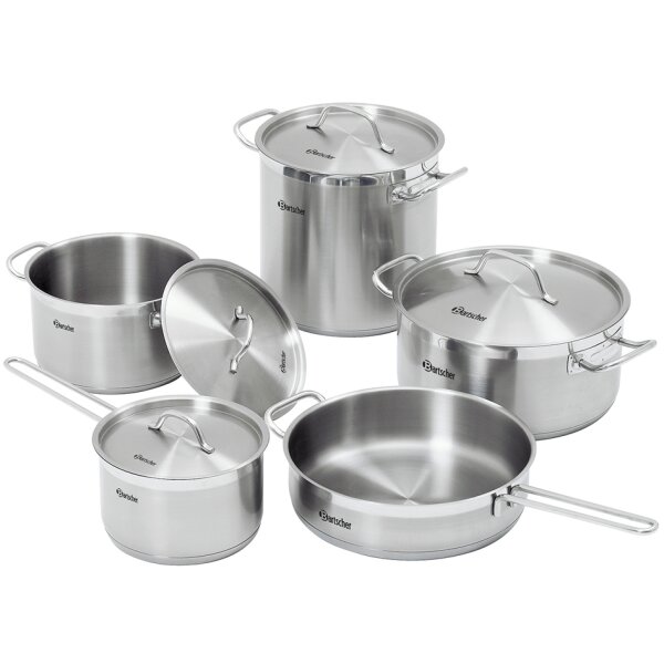 Esmeyer Bartscher Kit casseroles CÉSAR, 9 pièces