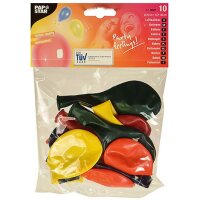 PAPSTAR Ballon de baudruche Crystal, couleurs assorties