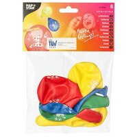 PAPSTAR Ballon de baudruche 9, rond, assorti