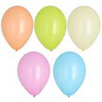 PAPSTAR Ballon de baudruche Pastel, couleurs assorties