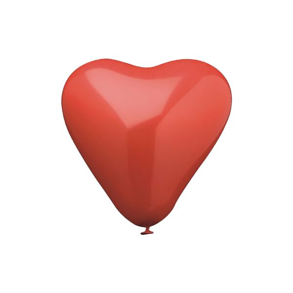 PAPSTAR Ballon de baudruche Heart, grand, rouge